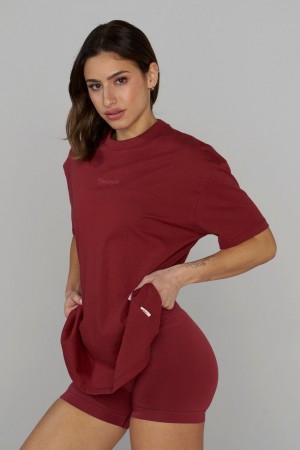 Red Young LA W443 Simple Tee NZ | 6039421-FM