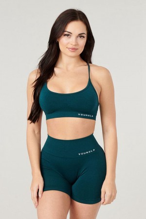 Teal Young LA W329 - Core Seamless Scoop Neck Bra NZ | 8527093-PE