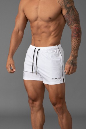 White Young LA 143 Short Short Swim Shorts NZ | 9082145-ES