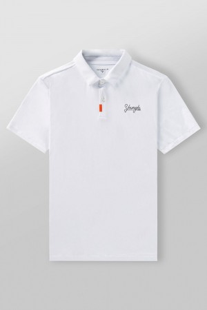 White Young LA 4069 - Tee Time Golf Polos NZ | 7683902-ND