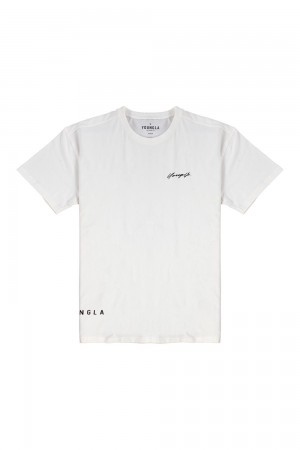 White Young LA 414 Signature Tees NZ | 9403625-AE