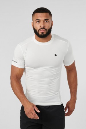 White Young LA 476 - Stealth Compression Tees NZ | 9275683-TJ