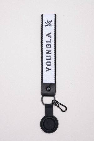 White Young LA 933 Youngla Keychains NZ | 5179284-AD