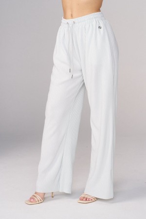 White Young LA W244 Aria Pleated Pants NZ | 7046239-QR