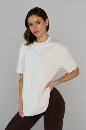 White Young LA W443 Simple Tee NZ | 1390475-IC