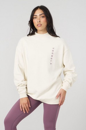 White Young LA W539 Eternal Crewneck NZ | 3658142-LI