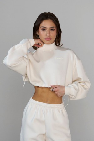 White Young LA W540 Scuba Crop NZ | 8904576-GJ