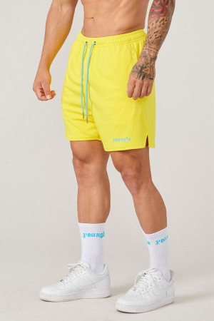 Yellow Young LA 134 Game-Time Shorts & Socks Set NZ | 1654982-AE